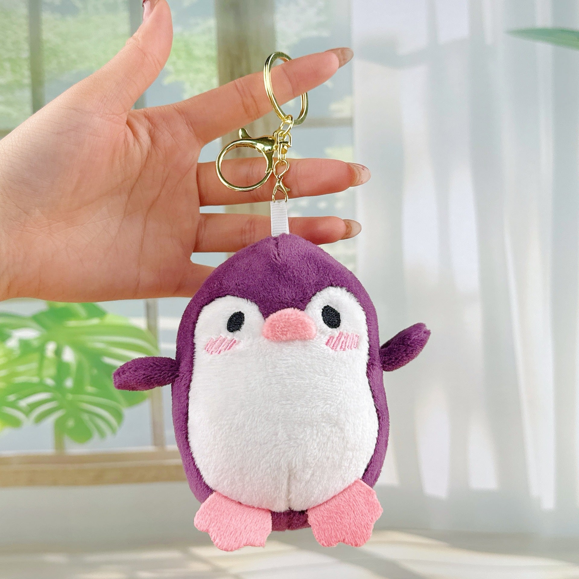 Wholesale  Cartoon Penguin Doll Pendant Cute Little Penguin Plush Toy Keychain Pendant Bag Hanging Ornament Grasp Gifts